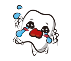 Funny Tooth everyday sticker #15603159