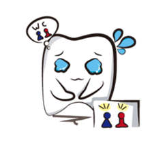 Funny Tooth everyday sticker #15603160