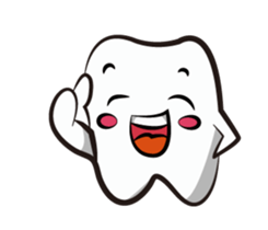 Funny Tooth everyday sticker #15603164
