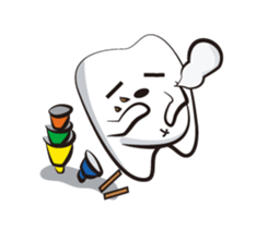 Funny Tooth everyday sticker #15603165