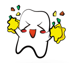 Funny Tooth everyday sticker #15603168