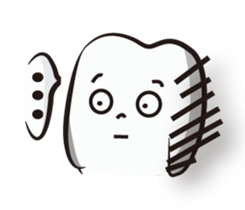 Funny Tooth everyday sticker #15603170