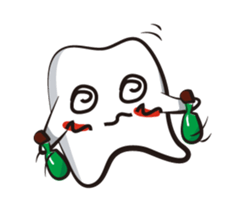 Funny Tooth everyday sticker #15603173