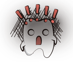 Funny Tooth everyday sticker #15603176