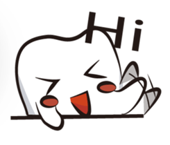 Funny Tooth everyday sticker #15603177