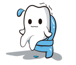 Funny Tooth everyday sticker #15603178