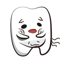 Funny Tooth everyday sticker #15603182