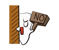 Funny Tooth everyday sticker #15603185