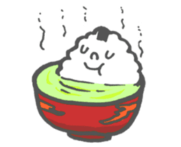 Rice ball Sumo wrestler (Spring) sticker #15603944