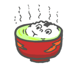 Rice ball Sumo wrestler (Spring) sticker #15603945