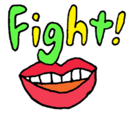 Sometimes happy stamp sticker #15604032