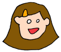 Sometimes happy stamp sticker #15604051