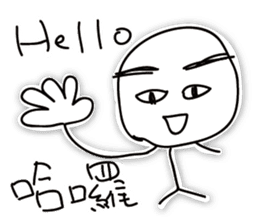 Tsundere & ugly boy 1 sticker #15604239