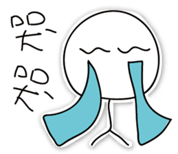 Tsundere & ugly boy 1 sticker #15604258