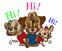 Pretty Yorkies sticker #15605421