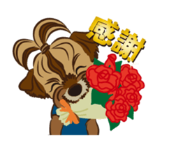 Pretty Yorkies sticker #15605425