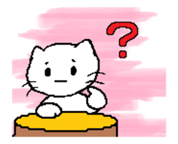 The life of a white cat (Animated 16) sticker #15605527