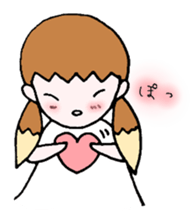 Girl of a fox and boy of a fox sticker #15605647