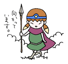 Girl of a fox and boy of a fox sticker #15605659