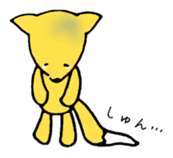 Girl of a fox and boy of a fox sticker #15605669