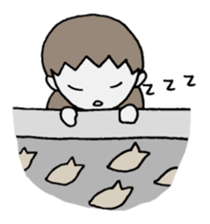 Girl of a fox and boy of a fox sticker #15605673