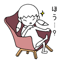 Girl of a fox and boy of a fox sticker #15605678