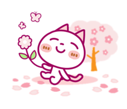 NIKO NYAN [Kind words]Spring Ver. sticker #15605986