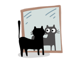 Charcoal the cat Animated sticker #15606380