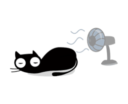 Charcoal the cat Animated sticker #15606385