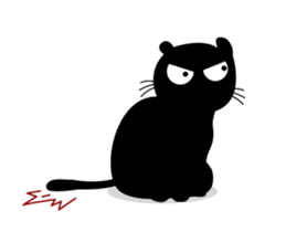 Charcoal the cat Animated sticker #15606393