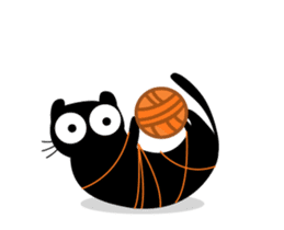 Charcoal the cat Animated sticker #15606395