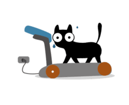 Charcoal the cat Animated sticker #15606400