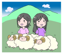 Airi & Juri Sisters World Tour Project sticker #15606407