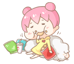 Oichigo's Lazy Life sticker #15606699