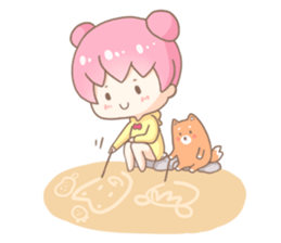 Oichigo's Lazy Life sticker #15606714