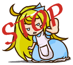 Ennui Alice-chan 2 sticker #15606818