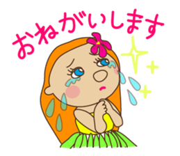 Hula Girl 2 sticker #15606964