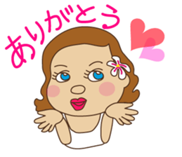 Hula Girl 2 sticker #15606968