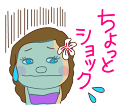 Hula Girl 2 sticker #15606970