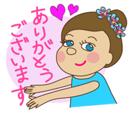 Hula Girl 2 sticker #15606974