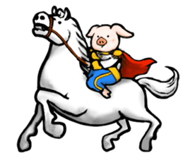 pig's life story sticker #15607586