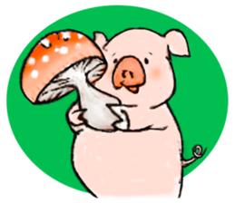 pig's life story sticker #15607587