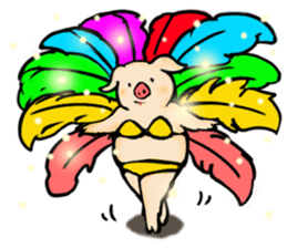 pig's life story sticker #15607590