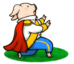 pig's life story sticker #15607593