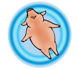 pig's life story sticker #15607594