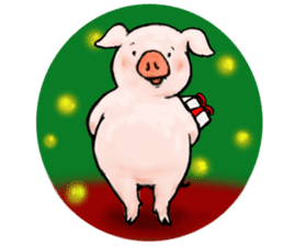 pig's life story sticker #15607595