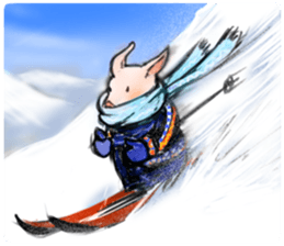 pig's life story sticker #15607596