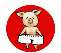 pig's life story sticker #15607604