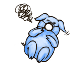pig's life story sticker #15607619