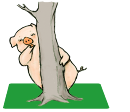 pig's life story sticker #15607622